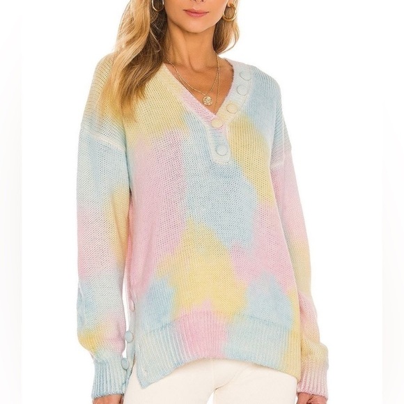 LoveShackFancy Naveen V Neck Pullover in Fairy Tale medium - Picture 6 of 14